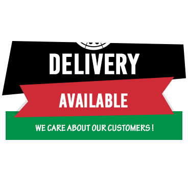 Delivery Available - We Care About Our Customers