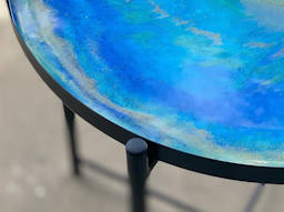 Resin Decorated Side Table